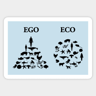 ECO beats EGO Sticker